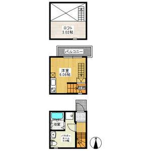 ワンルーム 間取り図