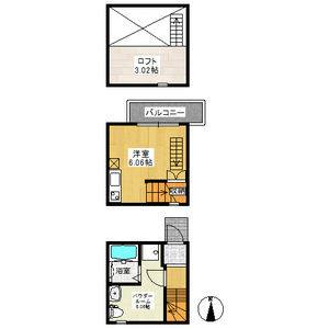 ワンルーム 間取り図
