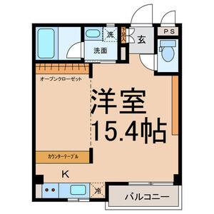 ワンルーム 間取り図
