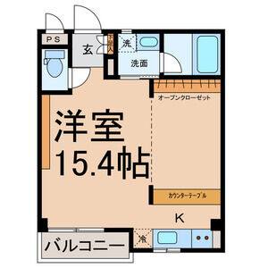 ワンルーム 間取り図