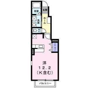 ワンルーム 間取り図