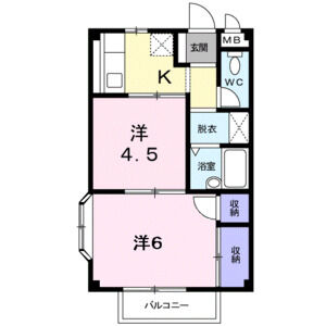 2K 間取り図