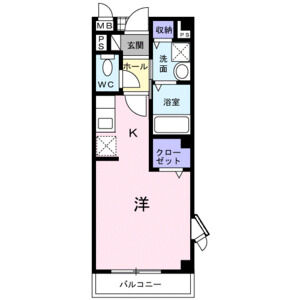 ワンルーム 間取り図