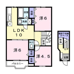 3LDK 間取り図