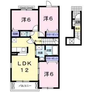 3LDK 間取り図