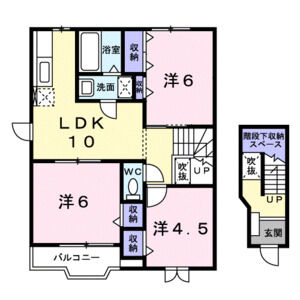 3LDK 間取り図