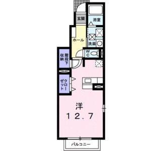 ワンルーム 間取り図