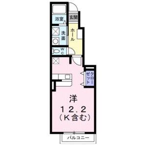 ワンルーム 間取り図