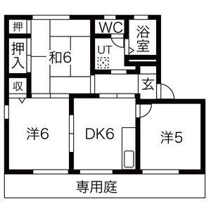 3DK 間取り図