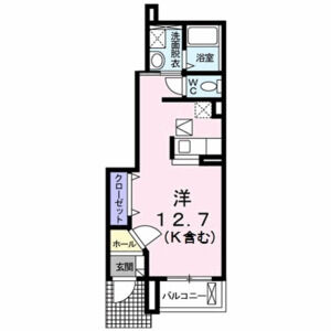 ワンルーム 間取り図