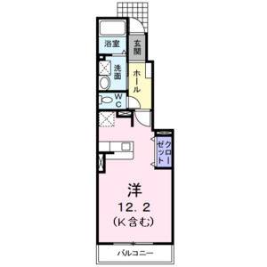 ワンルーム 間取り図