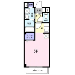 ワンルーム 間取り図
