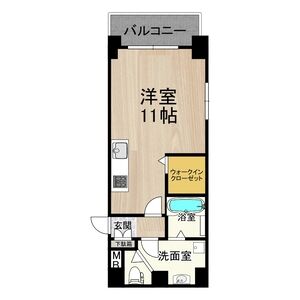 ワンルーム 間取り図