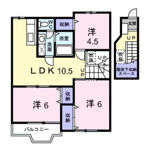 3LDK 間取り図