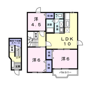 3LDK 間取り図