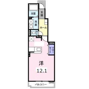 ワンルーム 間取り図