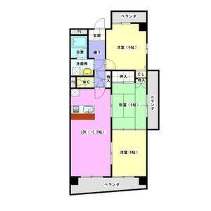 3LDK 間取り図