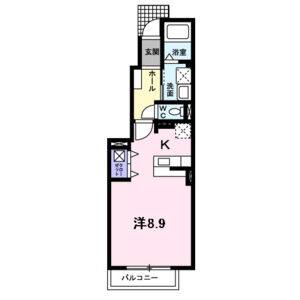 ワンルーム 間取り図