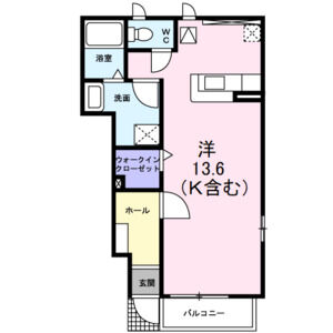 ワンルーム 間取り図