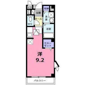 ワンルーム 間取り図