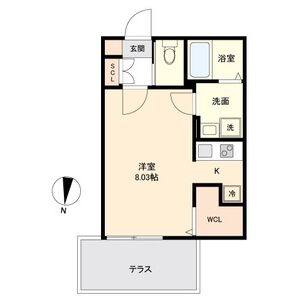 ワンルーム 間取り図