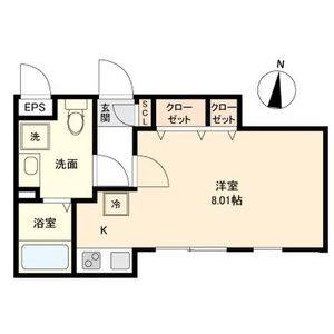 ワンルーム 間取り図