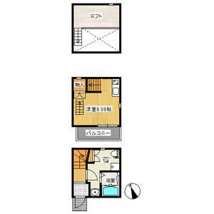 ワンルーム 間取り図