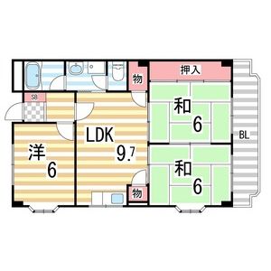 3LDK 間取り図