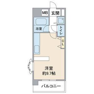 ワンルーム 間取り図