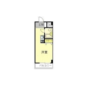 ワンルーム 間取り図