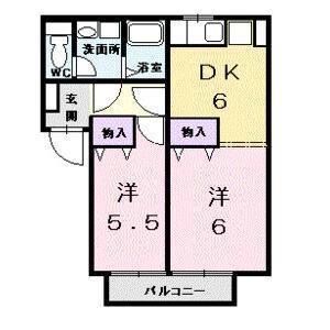 2K 間取り図