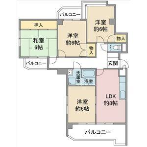 4LDK 間取り図