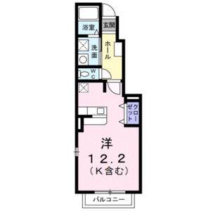 ワンルーム 間取り図