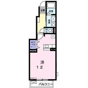 ワンルーム 間取り図