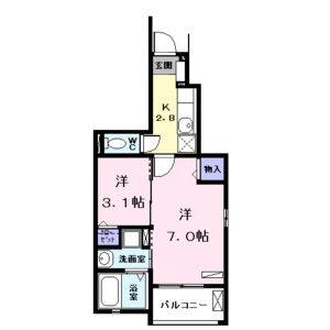 2K 間取り図