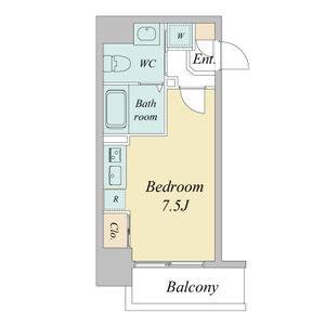 ワンルーム 間取り図