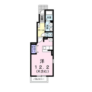 ワンルーム 間取り図