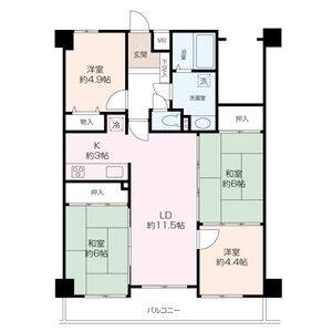 4LDK 間取り図