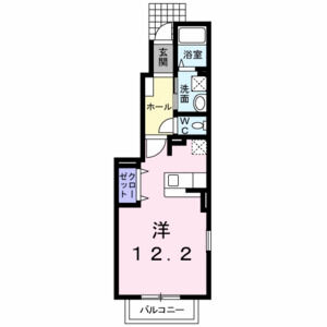 ワンルーム 間取り図