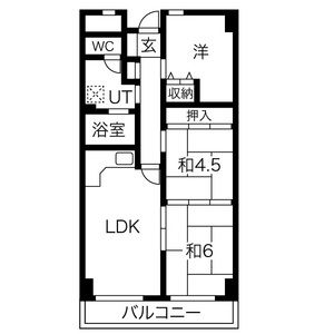 3LDK 間取り図