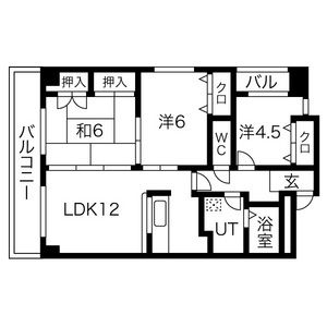 3LDK 間取り図