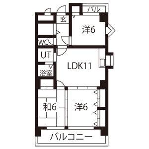 3LDK 間取り図