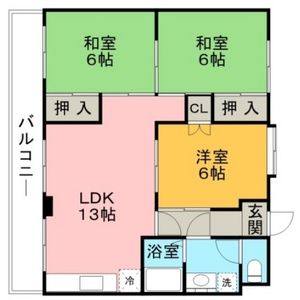 4DK 間取り図