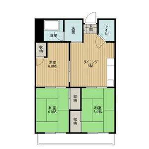 3DK 間取り図