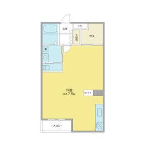 ワンルーム 間取り図