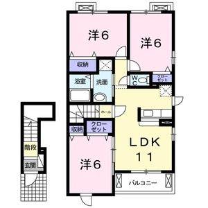3LDK 間取り図