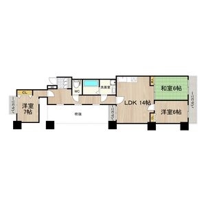 3LDK 間取り図