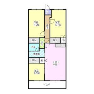 3LDK 間取り図