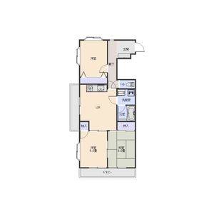 3DK 間取り図