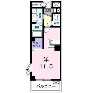 ワンルーム 間取り図